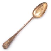 ROYAL NAVAL INTEREST: A VICTORIAN SILVER BASTING SPOON