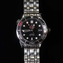 AN UNWORN LIMITED EDITION OMEGA JAMES BOND SEAMASTER WATCH