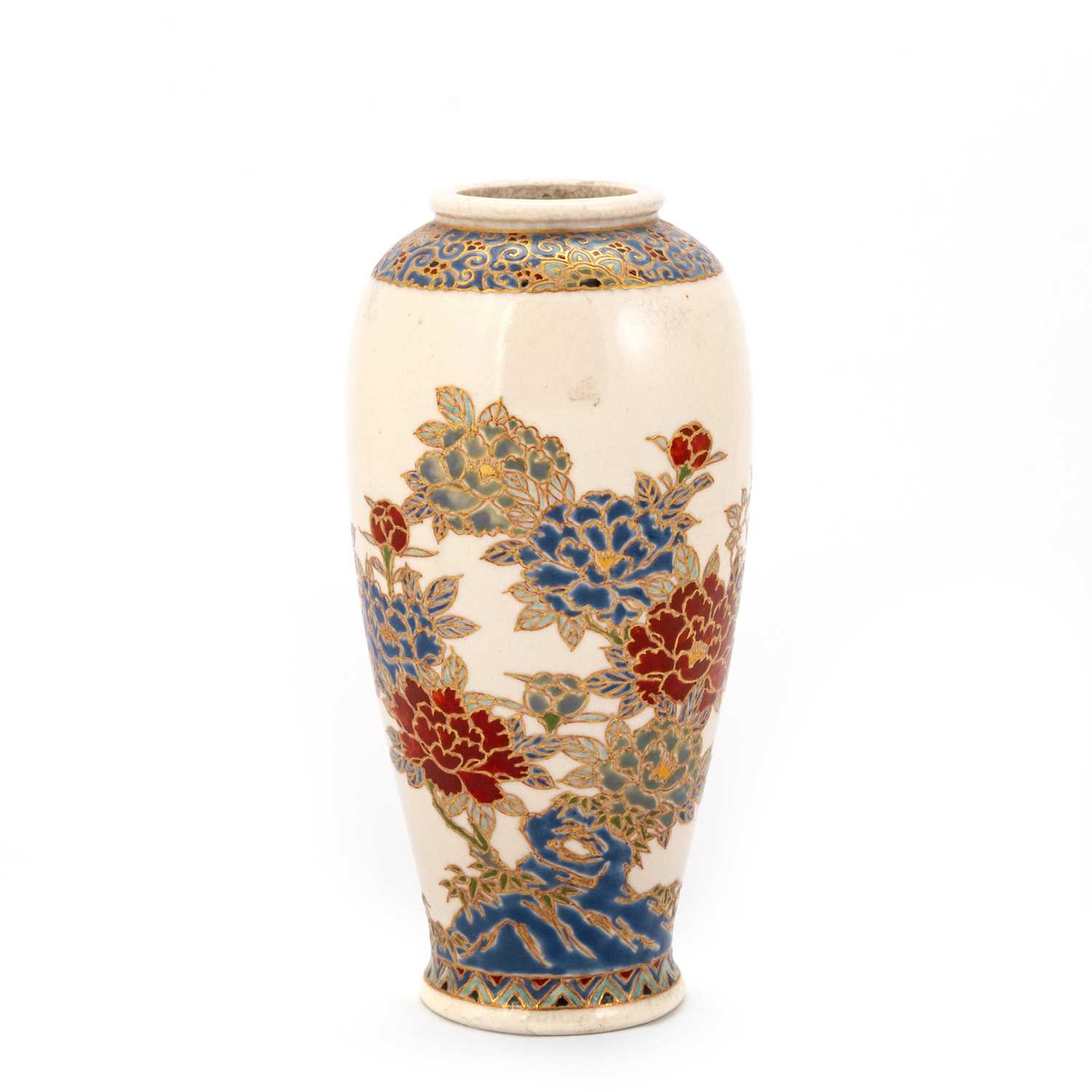 AN IMPERIAL SATSUMA VASE, MEIJI PERIOD