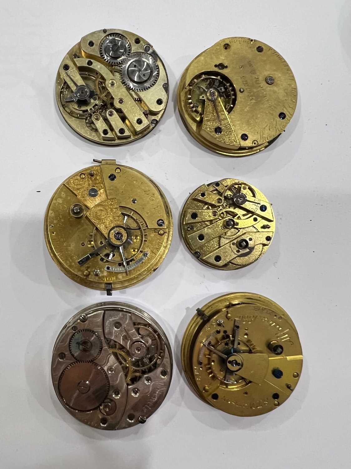 A MIXED GROUP OF POCKET WATCHES AND WATCH MOVEMENTS - Image 5 of 6