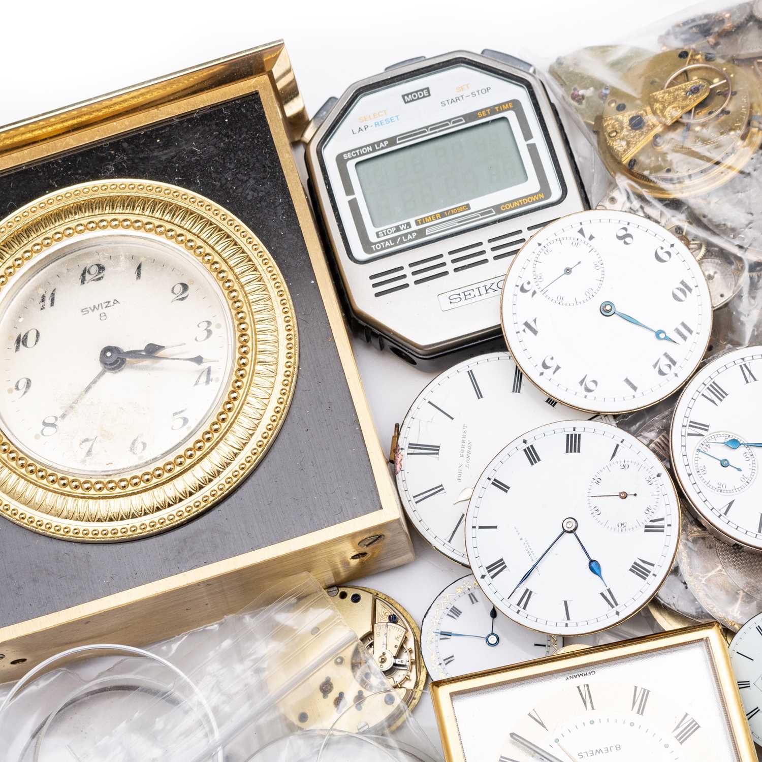 A MIXED GROUP OF POCKET WATCHES AND WATCH MOVEMENTS - Image 4 of 6