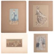 AFTER JAMES ABBOTT MCNEILL WHISTLER RBA (1834-1903) FOUR COLOUR LITHOGRAPHS
