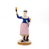 A CHAMBERLAIN WORCESTER FIGURE, CIRCA 1815