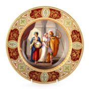 A VIENNA PLATE, LATE 19TH CENTURY