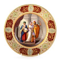 A VIENNA PLATE, LATE 19TH CENTURY