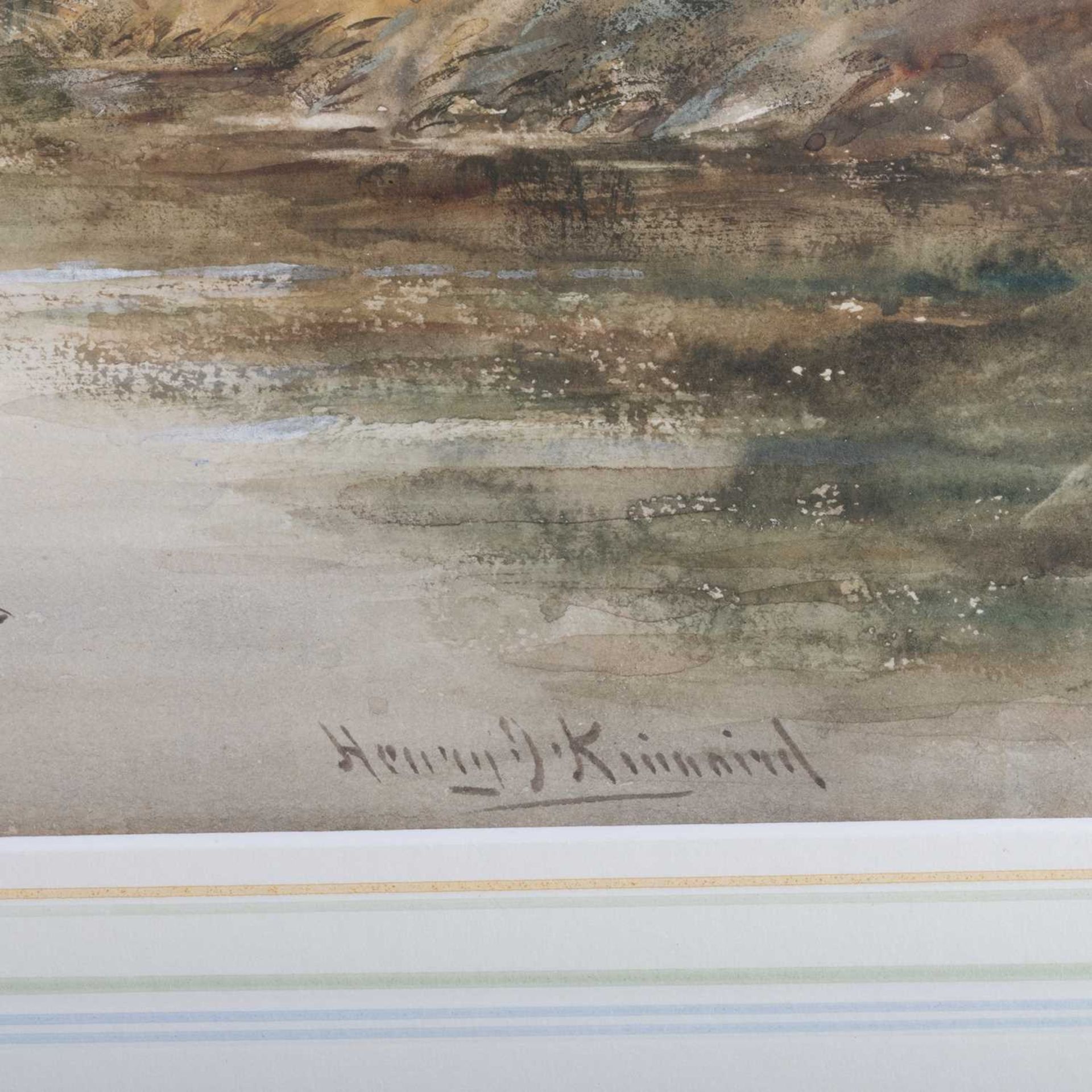 HENRY JOHN KINNAIRD (1861-1929) THAMES AT COOKHAM - Image 3 of 3