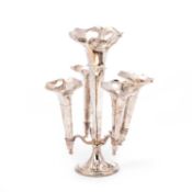 A SMALL GEORGE V SILVER EPERGNE
