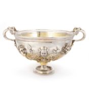 A 19TH CENTURY REPLICA OF A CUP FROM THE HILDESHEIM TREASURE, PROBABLY BY CHRISTOFLE, CIRCA 1870