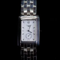 A GENTS STEEL LONGINES DOLCE VITA BRACELET WATCH