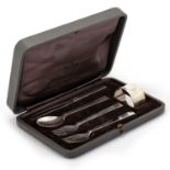 SIGVARD BERNADOTTE FOR GEORG JENSEN: A DANISH STERLING SILVER CUTLERY SET