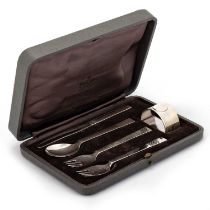 SIGVARD BERNADOTTE FOR GEORG JENSEN: A DANISH STERLING SILVER CUTLERY SET