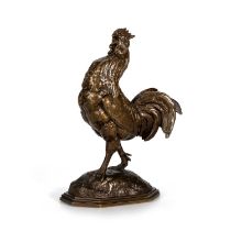 ALFRED BARYE (1839-1882), COCKEREL