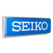 AN OFFICIAL SEIKO STOCKIST SIGN