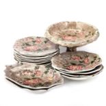 A SPODE'S 'NEW FAYENCE' DESSERT SERVICE, 19TH CENTURY