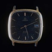 A GOLD PLATED OMEGA DE VILLE WATCH HEAD