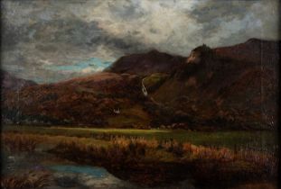 MARMADUKE A. LANGDALE (1840-1905) MOUNTAIN LANDSCAPE