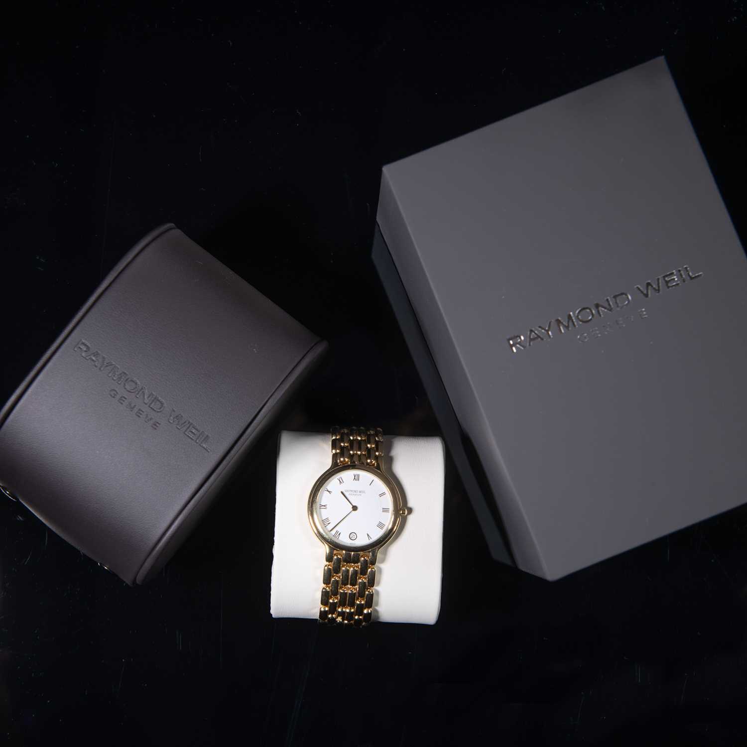 A GOLD PLATED RAYMOND WEIL BRACELET WATCH - Image 2 of 2