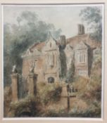 PETER DE WINT (1784-1849) THE OLD RECTORY AT STONE, STAFFORDSHIRE