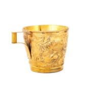 A GREEK SILVER-GILT CUP