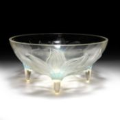 RENÉ LALIQUE (FRENCH, 1860-1945), A 'LYS' BOWL, DESIGNED 1927