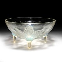 RENÉ LALIQUE (FRENCH, 1860-1945), A 'LYS' BOWL, DESIGNED 1927