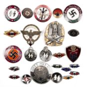 A COLLECTION OF BADGES