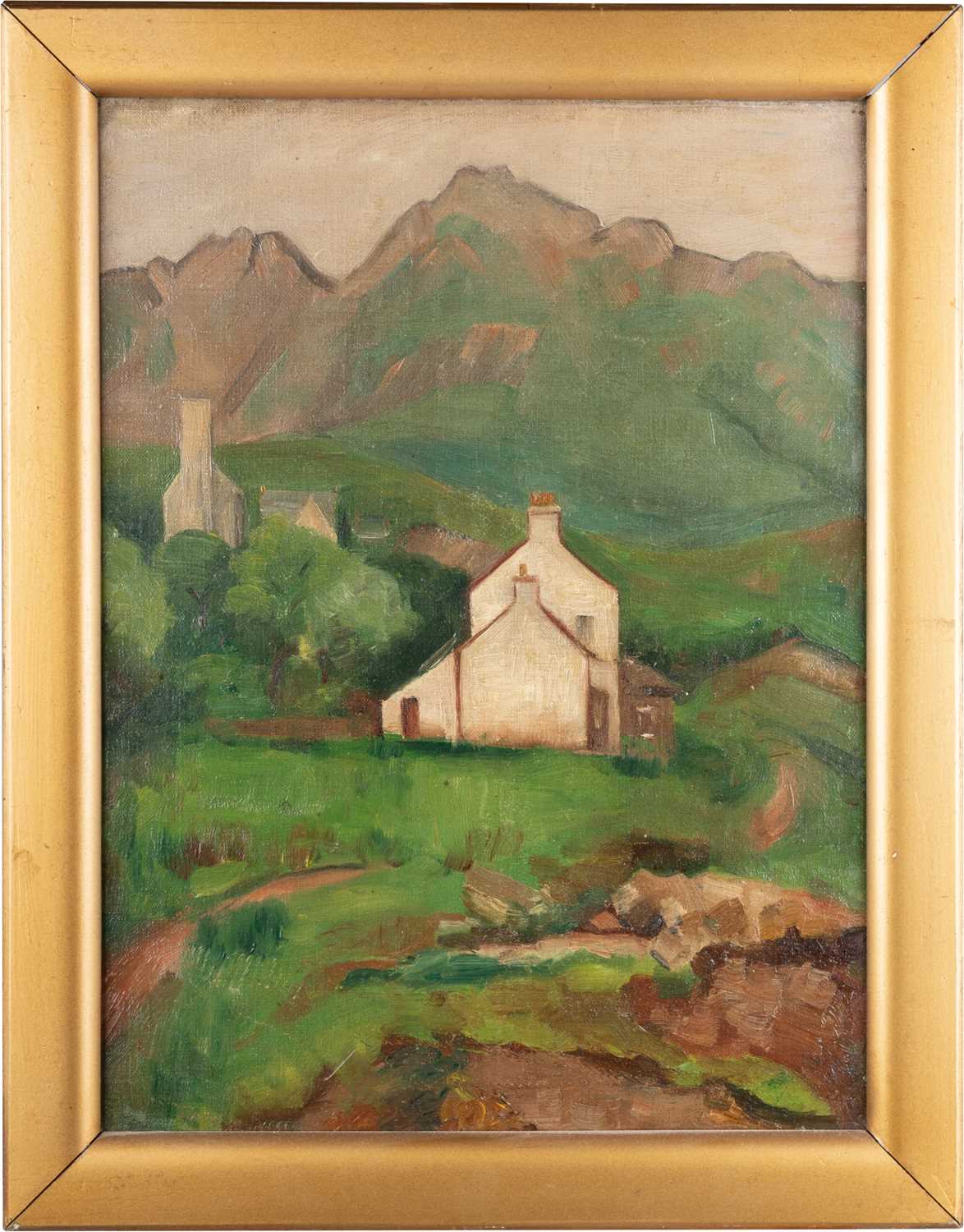 LATE 19TH/ EARLY 20TH CENTURY SCOTTISH COLOURIST SCHOOL COTTAGE IN ARISAIG, INVERNESS-SHIRE - Image 2 of 5