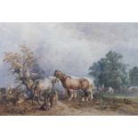 WILLIAM BURGESS OF DOVER (1805-1861) THE HORSE FAIR