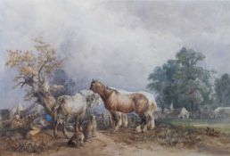 WILLIAM BURGESS OF DOVER (1805-1861) THE HORSE FAIR