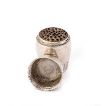 A GEORGE III SILVER NUTMEG GRATER