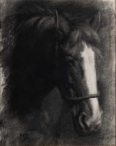 LUCY KEMP-WELCH (1869-1958) HORSE PORTRAIT