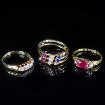 THREE ANTIQUE RINGS