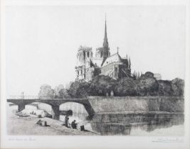 JAMES CHALMERS PARK (1858-1938) NOTRE DAME, PARIS