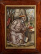 17TH/ 18TH CENTURY AFTER DOMENIKOS EL GRECO (1541-1614) ST JEROME IN THE WILDERNESS
