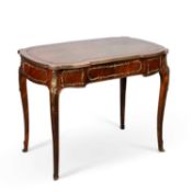 AN EDWARDS & ROBERTS ORMOLU-MOUNTED ROSEWOOD WRITING TABLE, LATE 19TH CENTURY