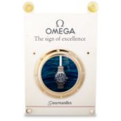 A RARE OFFICIAL OMEGA STOCKIST SEAMASTER 'FLASHING' WATCH DISPLAY