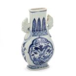 A CHINESE BLUE AND WHITE VASE