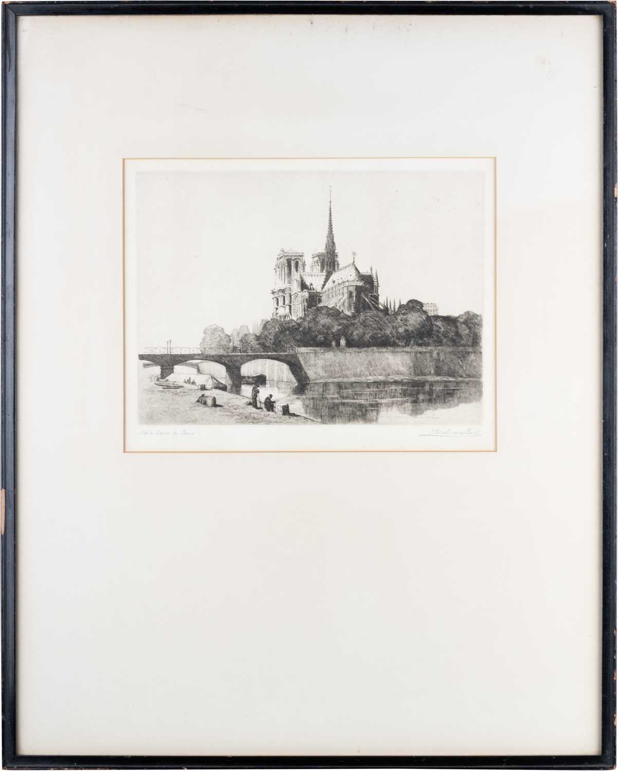 JAMES CHALMERS PARK (1858-1938) NOTRE DAME, PARIS - Image 2 of 4