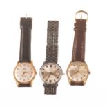 THREE VINTAGE MONDAINE WATCHES