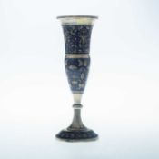 AN 18TH/ 19TH CENTURY RUSSIAN SILVER AND NIELLO GOBLET