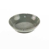 A CHINESE RU-TYPE CELADON-GLAZED PETAL-RIM BRUSH WASHER