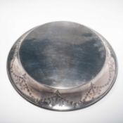 A 19TH CENTURY SILVER-PLATED PLATEAU