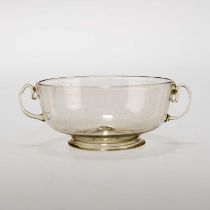 A TWO-HANDLED DISH, CIRCA 1770