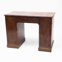 A GEORGE III MAHOGANY DESK