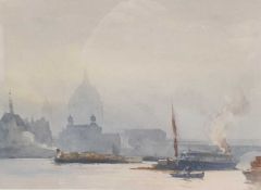 WILLIAM ALISTER MACDONALD (1861-1948) THREE VIEWS OF LONDON FROM THE THAMES