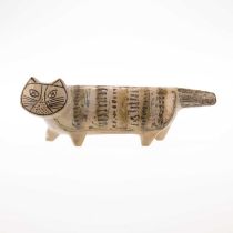 LISA LARSON (SWEDISH, BORN 1931), A GUSTAVSBERG STONEWARE CAT