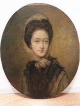 LATE 18TH CENTURY AFTER THOMAS GAINSBOROUGH PORTRAIT OF MISS ELIZABETH SINGLETON