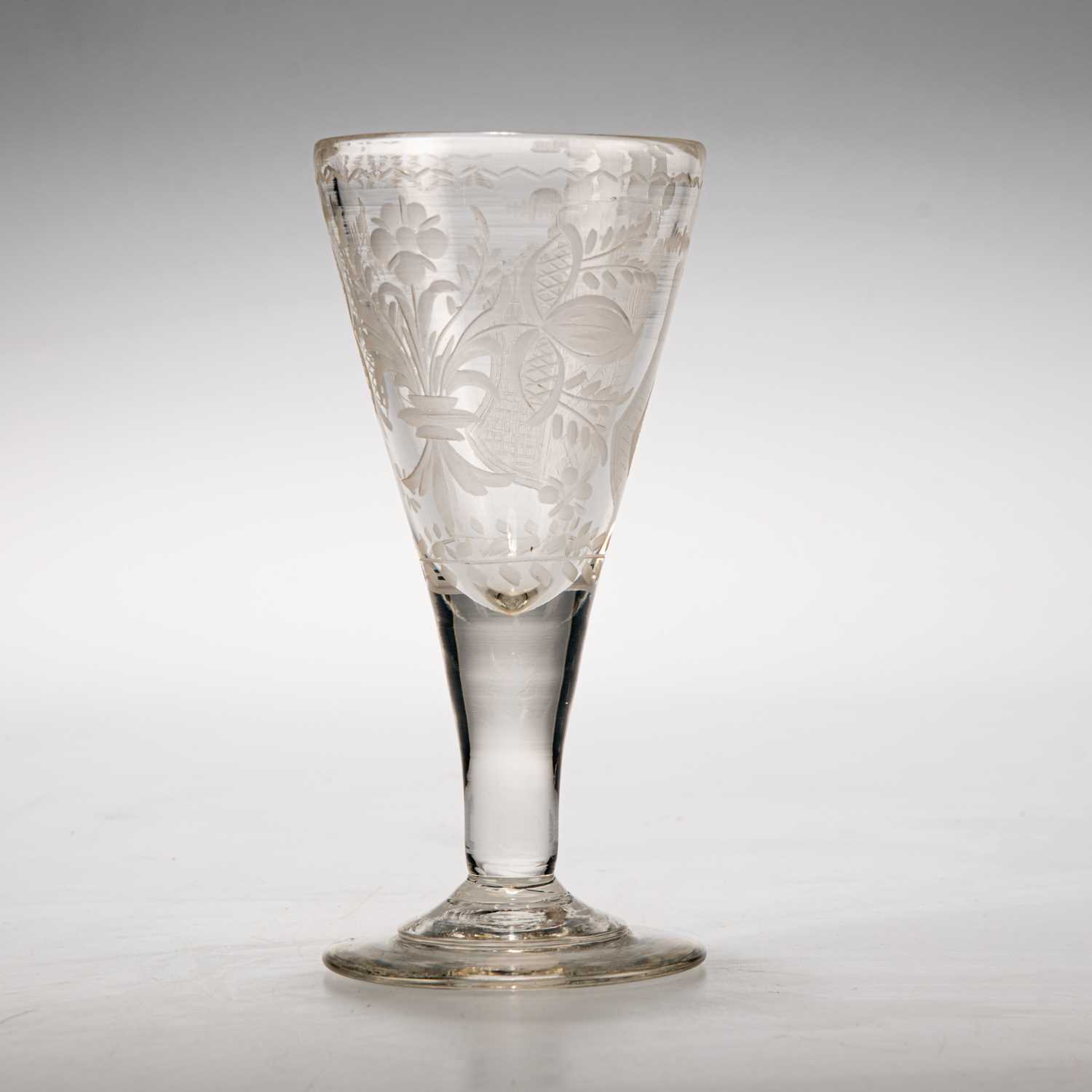 A DUTCH ARMORIAL GOBLET, CIRCA 1770