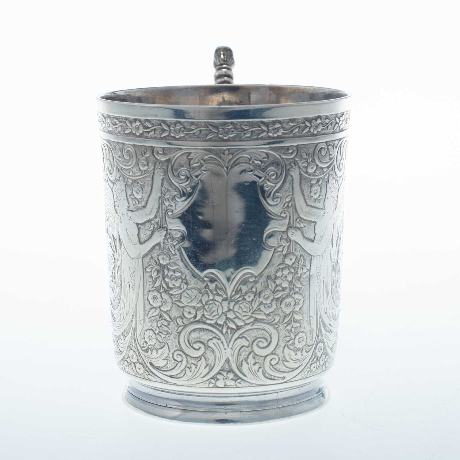 A 19TH CENTURY FRENCH SILVER MUG - Image 2 of 2