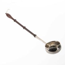 A GEORGE I SILVER TODDY LADLE
